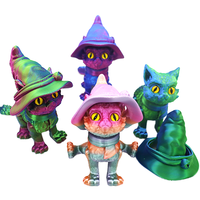 Patung Kucing Ajaib 3D Print 2026 Bahan PLA Mainan Unisex untuk Usia 7-12 Bulan Kerajinan Tangan Trendi & Figur Kreatif
