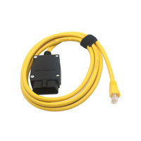 LT005 durable pour la programmation de module unique de série ou le câble de données ENET caché OBD II 16 broches mâle RJ45 avec 6 CD
