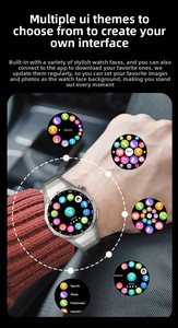 Montre connectée pour hommes et femmes, écran IPS, charge sans fil, suivi d'activité physique, paiement NFC, jeu, batterie <span class=keywords><strong>7</strong></span>-14 jours, montre connectée multifonctionnelle - Product Image 6