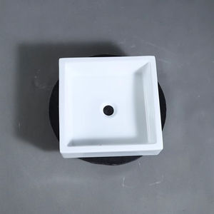 Lavabo Rectangular de lujo moderno de Venta caliente Fácil de limpiar Diseño moderno Lavabo de cerámica de baño moderno de un solo orificio - Product Image 2