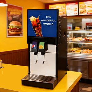 Machine <span class=keywords><strong>à</strong></span> soda commerciale <span class=keywords><strong>à</strong></span> 2 robinets, distributeur de boissons pour restaurant et bar - Product Image 2