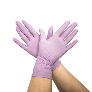 Üretici kaymaz renkli nitril eldiven dokunmatik ekran uyumlu tek kullanımlık ev nitril eldiven tozsuz - Product Image 5