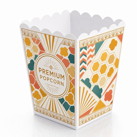 Conteneur à Popcorn en Plastique PP Personnalisé en Gros, Durable, Réutilisable, Multifonctionnel pour l'Organisation de la Cuisine