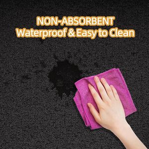 Tapete para Bicicleta Elíptica y Caminadora, 6mm de Grosor, 36x84 Pulgadas, PVC, Base de Espuma, Resistente a las Manchas, Antideslizante, Moderno - Product Image 5