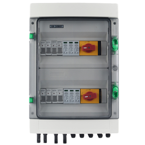 IP65 4 में 2 आउट 4 स्ट्रिंग्स 25a 1000v dc सौर <span class=keywords><strong>pv</strong></span> सरणी प्लास्टिक कॉम्बिनर बॉक्स - Product Image 3