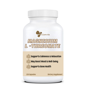 Magnesio L-Treonato de Marca Privada Personalizada, 120 Cápsulas, Favorece la Calma, la Relajación y la Salud Ósea para Adultos - Product Image 1
