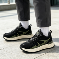 Sneakers tendance pour hommes, chaussures décontractées urbaines durables, personnalisation du logo fournie