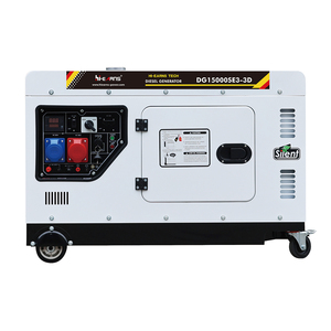Hiearns DG15000SE3-3D 8KW 10KW 10KVA 12.5kva siêu im lặng toàn bộ sức mạnh 1105fd làm mát bằng không khí Máy phát điện diesel với AC quá tải chuyển đổi - Product Image 1