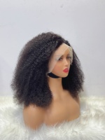 Perruque en cheveux humains Jerry Curly 18 pouces JC 13X4 avec dentelle frontale pour tresses micro twist