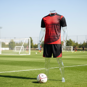 ชุดเสื้อฟุตบอลสโมสรแบบกำหนดเองได้ ฤดูกาลใหม่ 2022 พร้อมชื่อและโลโก้ แขนสั้น พิมพ์ลาย บริการ OEM สำหรับชุดทีม - Product Image 3