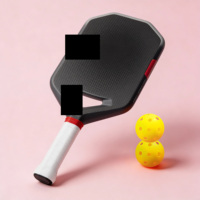 Raquette de pickleball personnalisée thermoformée sans bordure, motif écossais, noyau PureFoam GEN5, poids MOI, carbone 3K, haute qualité, portable, vente en gros