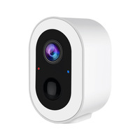 Mini caméra de sécurité sans fil extérieure avec capteur de mouvement, fonctionnant sur batterie, Wifi 2,4 GHz, carte SD, audio bidirectionnel, 1296P