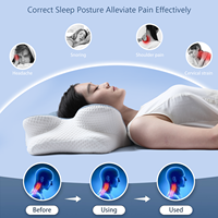 LIANDA P-125 Prix d'usine OEM ODM Oreiller orthopédique ergonomique en mousse à mémoire de forme pour dormir confortable