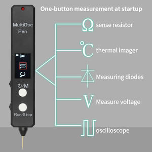 Osciloscopio de pluma digital multifunción para imágenes térmicas de resistencia de diodo y mediciones de voltaje - Product Image 2