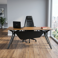 Nouvel Arrivage – Ensemble de Bureau Exécutif ARSU Moderne et Durable en Bois pour Usage Commercial
