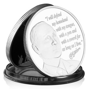 Moneta Commemorativa Placcata Oro e Argento della Guerra Russo-<span class=keywords><strong>Ucraina</strong></span>, Moneta da Collezione - Product Image 4