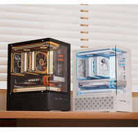 Boîtier PC de haute qualité pour ordinateur de bureau, côté en verre transparent, boîtier PC de jeu, prend en charge les cartes mères Matx ITX