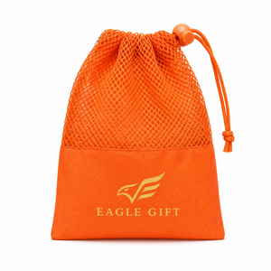 Pochette en Organza à Cordon Coulissant Personnalisable avec Logo Imprimé – Réutilisable, Écologique, Idéale pour le Voyage (Écouteurs, Clés) - Product Image 1