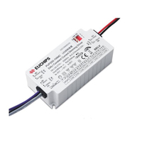 Driver LED à courant constant DC, dimmable par Triac et DALI, à sortie unique, pour marché nord-américain, EUCHIPS 10W 20W 40W