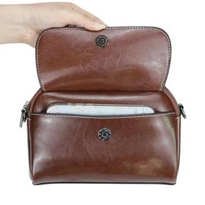 Sacs à bandoulière pour femmes en cuir véritable AndoBag, sacs à coque polyvalents multi-couches pratiques, porte-téléphone portable 3167 - Product Image 3