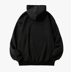 Felpa <span class=keywords><strong>con</strong></span> <span class=keywords><strong>Cappuccio</strong></span> di Alta Qualità, Oversize, in Pile Pesante, per l'Inverno, Abbigliamento Sportivo, Pullover <span class=keywords><strong>con</strong></span> <span class=keywords><strong>Cappuccio</strong></span> per Uomo - Product Image 4