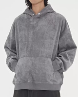 Vente en gros de sweats à capuche pour hommes en coton 100% tricoté, avec logo personnalisé, effet délavé à l'acide et vieilli, style vintage et coupe oversize