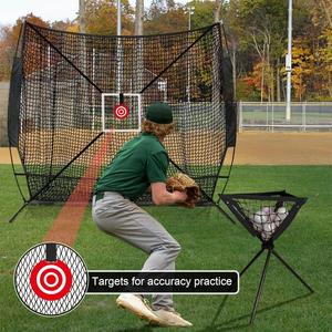 <span class=keywords><strong>Red</strong></span> <span class=keywords><strong>de</strong></span> Práctica <span class=keywords><strong>de</strong></span> Béisbol y Sóftbol con Tee <span class=keywords><strong>de</strong></span> Bateo y Soporte para Pelotas, Obsequio: Objetivo <span class=keywords><strong>de</strong></span> Zona <span class=keywords><strong>de</strong></span> Bateo y Marco <span class=keywords><strong>de</strong></span> <span class=keywords><strong>Arco</strong></span>, para Práctica <span class=keywords><strong>de</strong></span> Bateo y Lanzamiento - Product Image 2