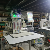 Nouvelle machine à broder les strass à chaud automatisée et informatisée Disen, découpeuse laser, moteur 1000 tr/min, double face, 1500W, usage domestique
