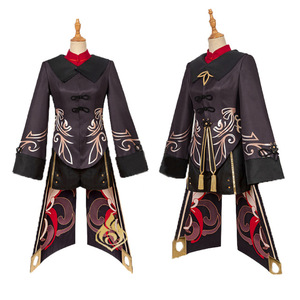 Genshin Impact Hutao <span class=keywords><strong>Cosplay</strong></span> disfraz uniforme peluca <span class=keywords><strong>Cosplay</strong></span> Anime juego <span class=keywords><strong>Hu</strong></span> <span class=keywords><strong>Tao</strong></span> estilo chino disfraces de Halloween para mujeres - Product Image 1