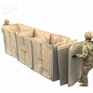 Haute résistance mili protecteur défensif hesc mur barrière hesc mili unités