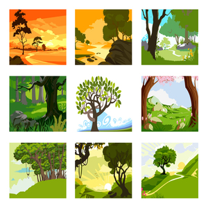 Pintura para niños Pintura al óleo por números Enmarcado <span class=keywords><strong>Paisaje</strong></span> fácil Imagen de dibujos animados Lienzo Pintura Artesanía pintada a mano Kits de regalos divertidos - Product Image 2