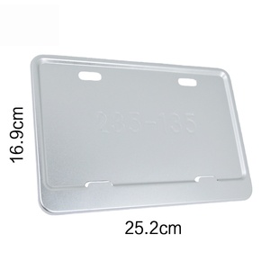 Motorcycle Accessories,New National Standard Motorcycle Aluminum Alloy Thickened License Plate Frame for Philippine - Product Image 2