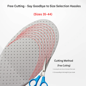 Soletta Interna EVA Traspirante, Antiurto e Assorbente per Vari Modelli di <span class=keywords><strong>Scarpe</strong></span> <span class=keywords><strong>Sportive</strong></span> con Aumento di Altezza - Product Image 2