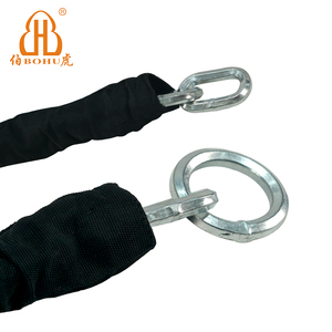 Cadenas à <span class=keywords><strong>chaîne</strong></span> BOHU en acier allié zingué haute sécurité Euro Classe-4 pour vélo/moto/porte avec <span class=keywords><strong>chaîne</strong></span> soudée <span class=keywords><strong>antivol</strong></span> et anti-perçage - Product Image 3