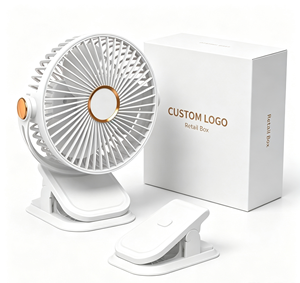 Ventilador de mano portátil recargable personalizado, mini enfriador de aire ligero para exteriores, regalos promocionales diarios. - Product Image 5