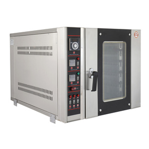 Horno eléctrico de convección de 5 bandejas de acero inoxidable para panadería de pan francés con pulverización, horno para hornear al vapor, equipo para hornear - Product Image 6