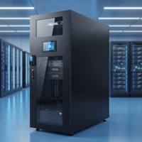 Système de refroidissement de rack de serveur intelligent intégré W-TEL 19 pouces, solutions modulaires pour centres de données, armoires avec climatiseur