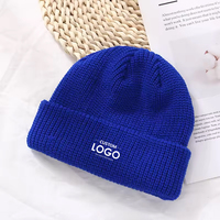 Article de promotion en peluche, nouveau chapeau unisexe chaud d'hiver animal 2D 3D enfants tricoté broderie logo bonnet personnalisé