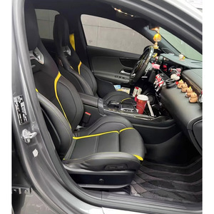 <span class=keywords><strong>Sedili</strong></span> <span class=keywords><strong>Sportivi</strong></span> Aero in PVC Versione Track Originali Benz GT AMG con Rivestimento in Pelle e Fibra di Carbonio - Product Image 3