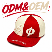 Casquette Snapback Unisexe Personnalisée avec Broderie Monogramme 3D, Six Panneaux, Sangle Réglable, Style Streetwear Hip-Hop, pour Festival et Quotidien, pour Jeunes
