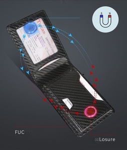 محفظة بطاقات الائتمان الرشيقة للرجال من سبائك الألومنيوم الرشيقة مع حجب أعلى - Product Image 4
