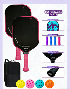 <span class=keywords><strong>Raquette</strong></span> de <span class=keywords><strong>pickleball</strong></span> T700 en fibre de carbone GEN3, noyau pressé à chaud, bleu noir, tête plate, rembourrage EVA, 16 mm, portable, 40 cm, 230 g - Product Image 5