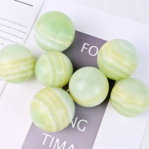 Prix usine Offre Spéciale Ornement de sphère de calcite des <span class=keywords><strong>Caraïbes</strong></span> de haute qualité pour cadeau souvenir - Product Image 2