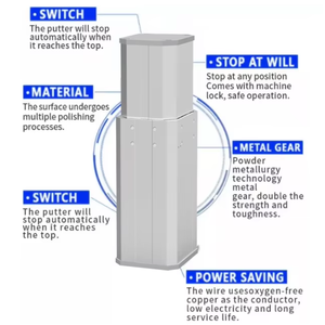 PrimoPal Attuatori Lineari Regolabili 500mm ad Alta Resistenza 12V DC Colonna di Sollevamento Elettrica Telescopica per Poltrona Odontoiatrica - Product Image 3