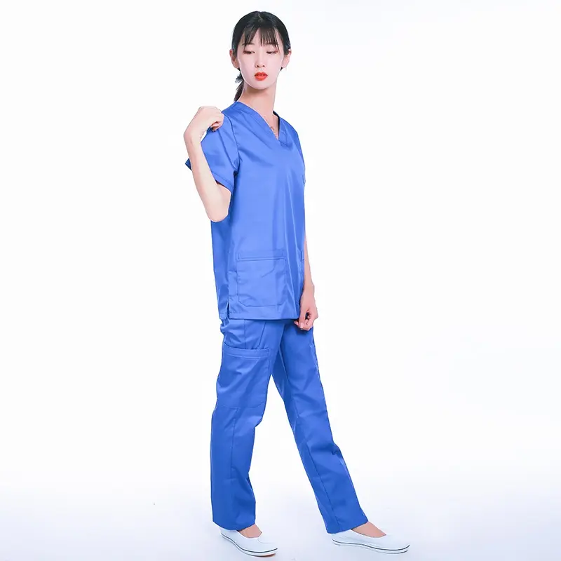 Baju Scrub Dokter Gigi Wanita, Baju Atasan Wanita Lucu Dokter Gigi Dokter Gigi Perawat Bordir Medis Dropship