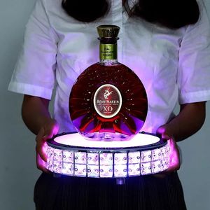 Espositore per bottiglie di vino a LED con diamante di cristallo con supporto XO per vino vino Champagne VIP servizio glorificatore decorazione presentatore - Product Image 1
