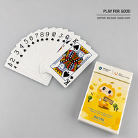 Cartes à Jouer Personnalisées Haut de Gamme avec Logo d'Entreprise – Cartes de Poker de Luxe avec Finition Vernie, Durables, Écologiques, en Papier, pour Usage Familial et Financier