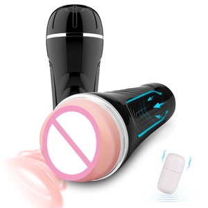 HM người đàn ông thủ dâm Cup cảm ứng thực sự cảm giác âm đạo mút rung cảm thêm chặt chẽ cảm thấy nam thủ dâm stroker - Product Image 1