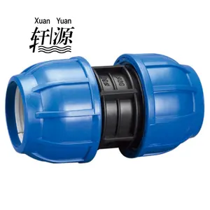 PN10 Customizable OEM Compression End Cap Irrigation Fitting For PE PVC PPR Pipes PP Casting Connection Affordable Plug