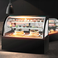 Vitrine Réfrigérée Premium pour Gâteaux Bindose – Présentoir à Pâtisseries Haute Visibilité avec Contrôle Numérique LED et Étagères Réglables pour Boulangerie